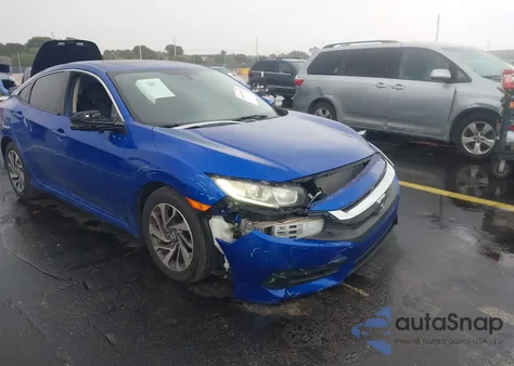 2018 Honda Civic Ex from USA, damaged, VIN 19XFC2F77JE006680
